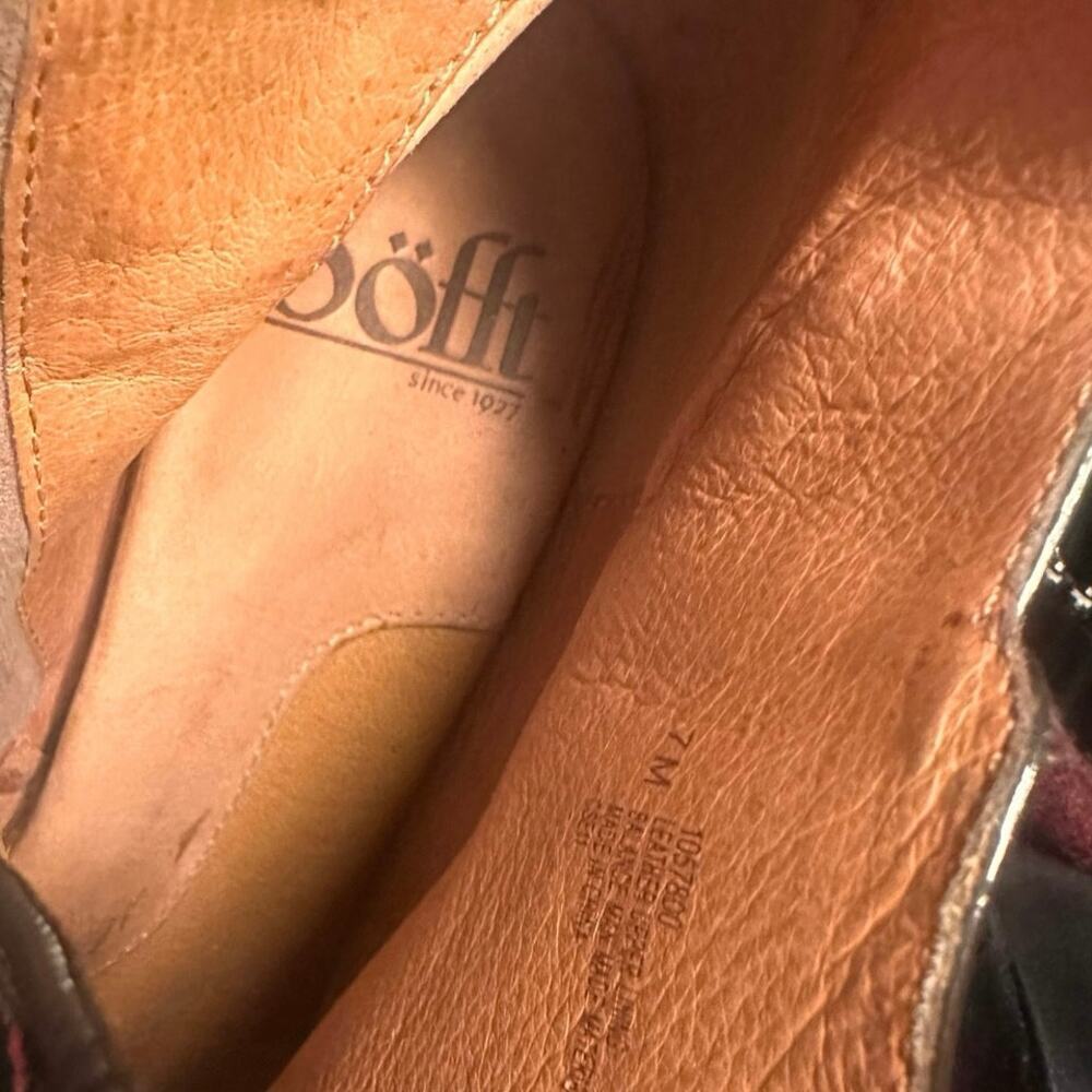 Sofft Bourges Chocolate Brown Heeled Side Zip Bootie Buckle Womens Sz 7 Fall EC - Picture 13 of 13